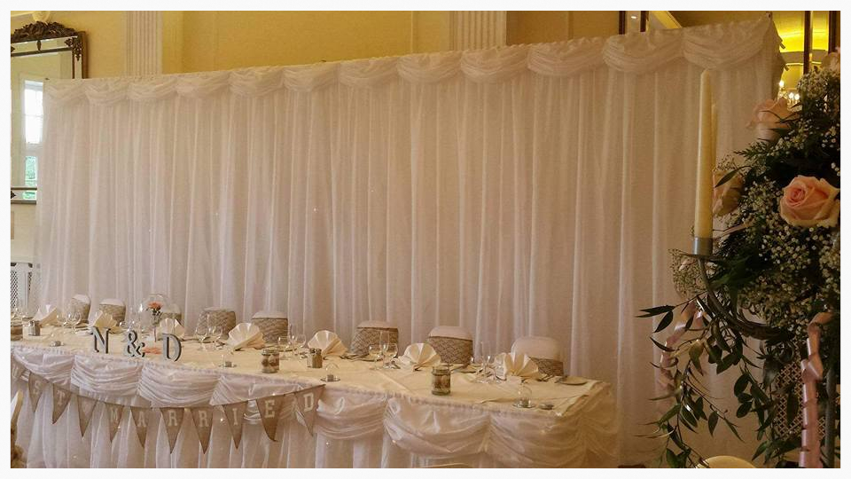 wedding curtains north east